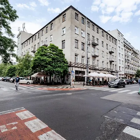 Wspolna 54a - Bezplatny Parking 450m - Balkon Apartament